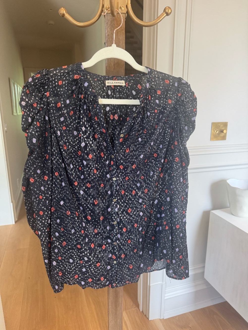 Ulla Johnson Printed Silk Blend Blouse